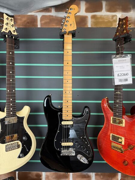 Fender American Stratocaster Black 2005 Electric Guitar w/ Modifications | black, image 2 of 5