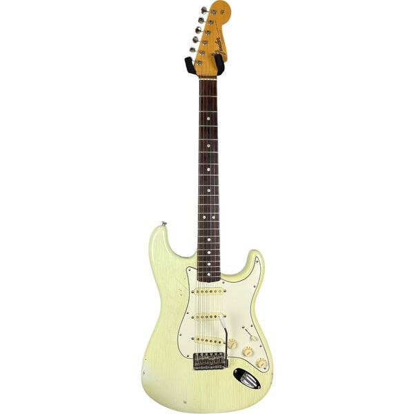 Fender American Vintage 65 Reissue Stratocaster 2015 - Olympic White | Olympisk Vit, image 3 of 5