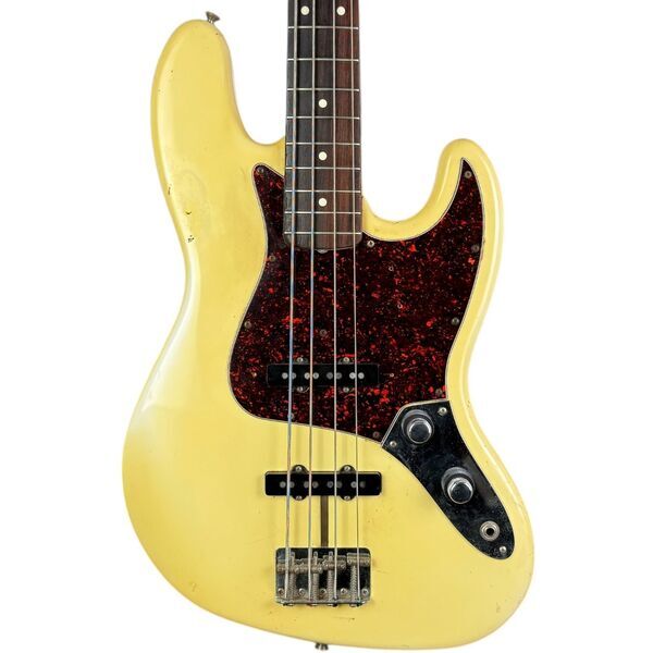 Fender American винтидж Jazz бас 1998 | vintage бял, image 1 of 5
