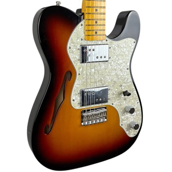 Fender American Vintage Thinline Telecaster 2022 - Sunburst | sunburst, image 1 of 4
