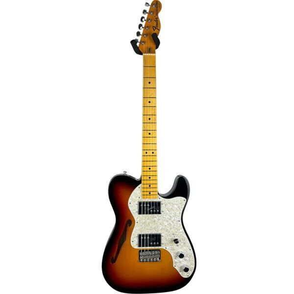 Fender American Vintage Thinline Telecaster 2022 - Sunburst | sunburst, image 2 of 4