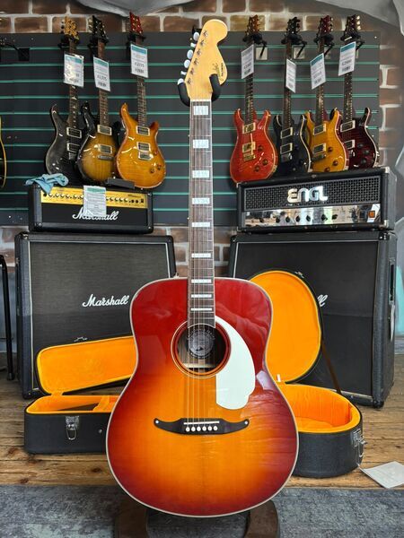 Fender California Vintage Palomino Sienna Sunburst 2023 Electro-Acoustic Guitar | Vintage Sunburst, image 1 of 5