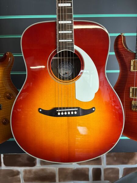 Fender California Vintage Palomino Sienna Sunburst 2023 Electro-Acoustic Guitar | Vintage Sunburst, image 3 of 5