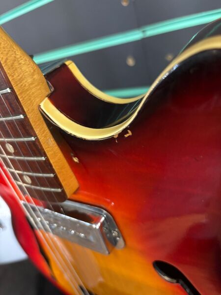 Fender Coronado I Sunburst 1966 Hollow Electric Guitar | sunburst, image 5 of 5