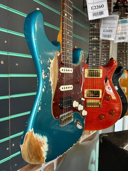 Fender Custom Shop 1959 Stratocaster Heavy Relic Ocean Turquoise 2023 Guitar | relic, image 3 of 5