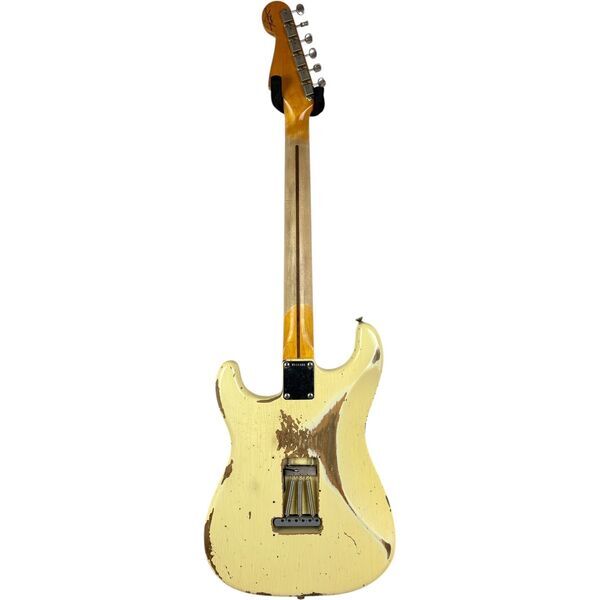 Fender Custom Shop 56 Reissue Stratocaster 2021 - Scalloped - Vintage White - Relic | реликва, image 3 of 4
