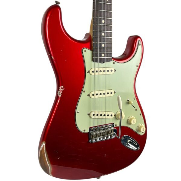 Fender Custom Shop ’63 Stratocaster Relic MBD 2023 - Candy Apple Red | Candy Apple Red, image 1 of 4