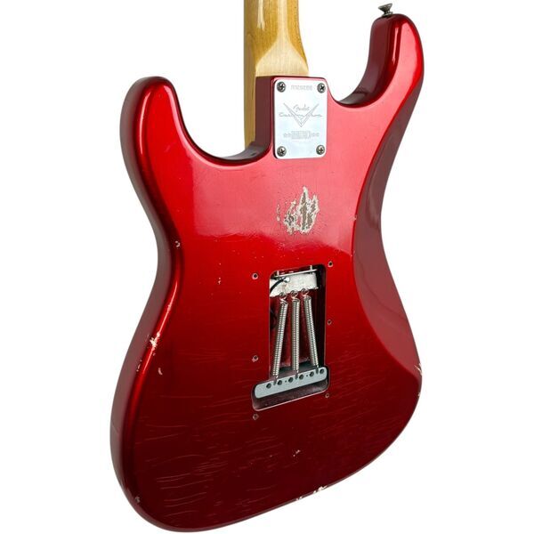 Fender Custom Shop ’63 Stratocaster Relic MBD 2023 - Candy Apple Red | Candy Apple Red, image 4 of 4