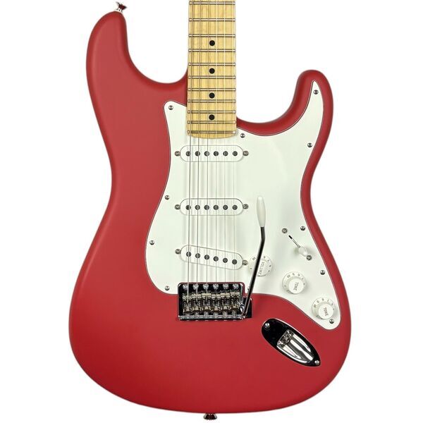 Fender Exclusive American Standard Stratocaster 2024 - Satin Fiesta Red | Satin Fiesta Red, image 1 of 5