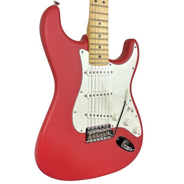Fender Exclusive American Standard Stratocaster 2024 - Satin Fiesta Red | Satin Fiesta Red, image 2 of 5
