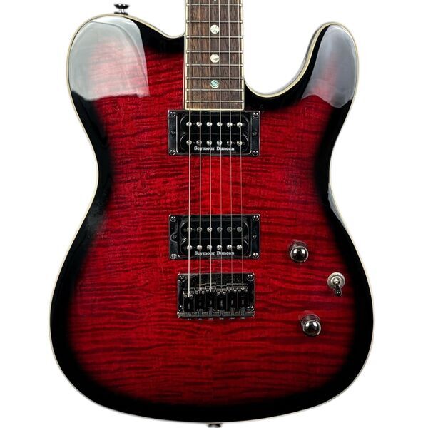 Fender FMT Custom Telecaster 2021 - Black Cherry Burst | Black Cherry Burst, image 1 of 5