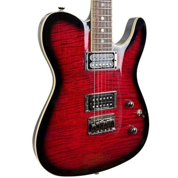 Fender FMT Custom Telecaster 2021 - Black Cherry Burst | Black Cherry Burst, image 2 of 5