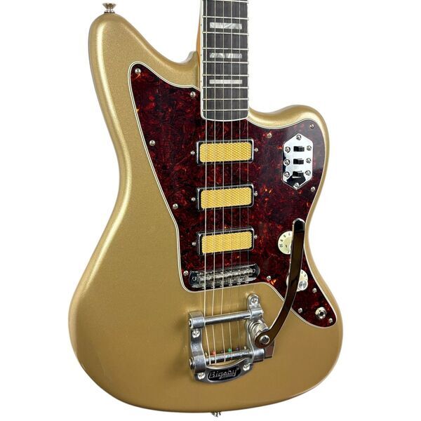 Fender Gold Foil Jazzmaster 2023 - Shoreline Gold | Shoreline Gold, image 1 of 4