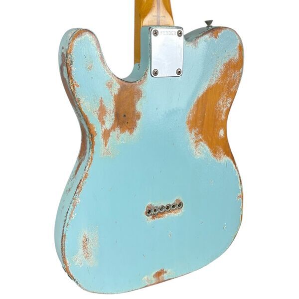Fender Japan 52 Reissue Telecaster 1990-1991 - Blue - Heavy Relic | Heavy Relic, image 5 of 5