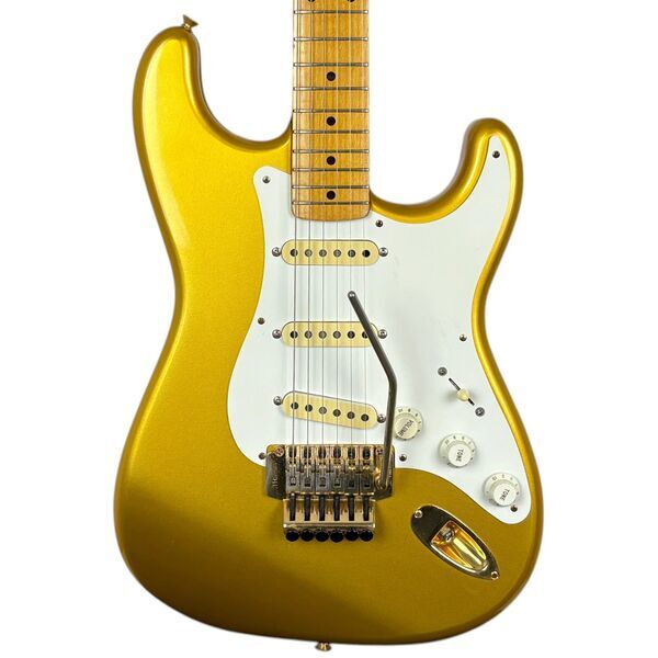 Fender Japan 54 Reissue Stratocaster 1991 - Metallic Gold - MOD | MOD, image 1 of 5