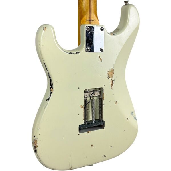 Fender Japan 57 Reissue Stratocaster Heavy Relic 1997-2000 - Vintage White | Vintage White, image 4 of 4