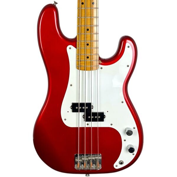 Fender Japan 57 Reissue Precision Bass 1993-1994 - Candy Apple Red | candy red, image 1 of 5