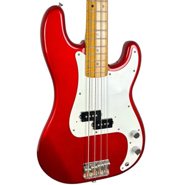 Fender Japan 57 Reissue Precision Bass 1993-1994 - Candy Apple Red | candy red, image 2 of 5