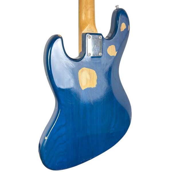 Fender Japan 62 Reissue Jazz bass - Trans blue - matching Headstock | trans blue, image 5 of 5