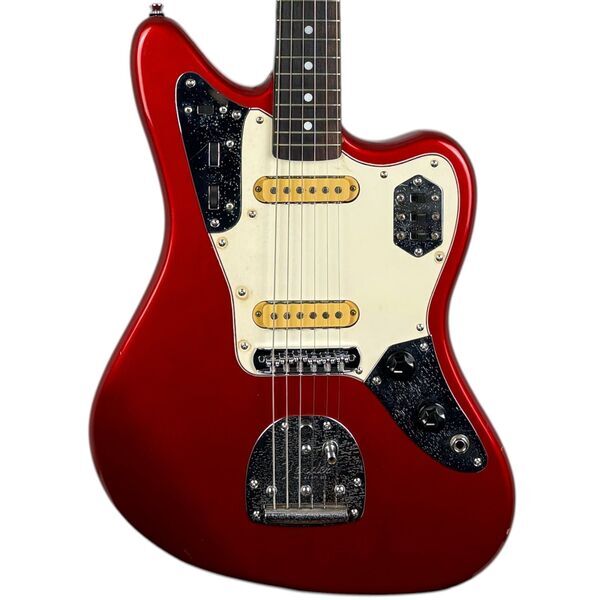 Fender Japan 66 Reissue Jaguar 1997-2000 - Candy Apple Red - Matching Headstock | Matching Headstock, image 1 of 5