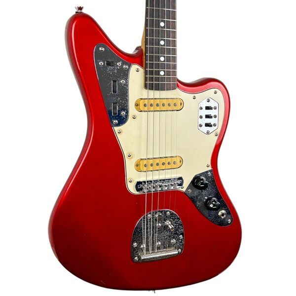 Fender Japan 66 Reissue Jaguar 1997-2000 - Candy Apple Red - Matching Headstock | Matching Headstock, image 2 of 5