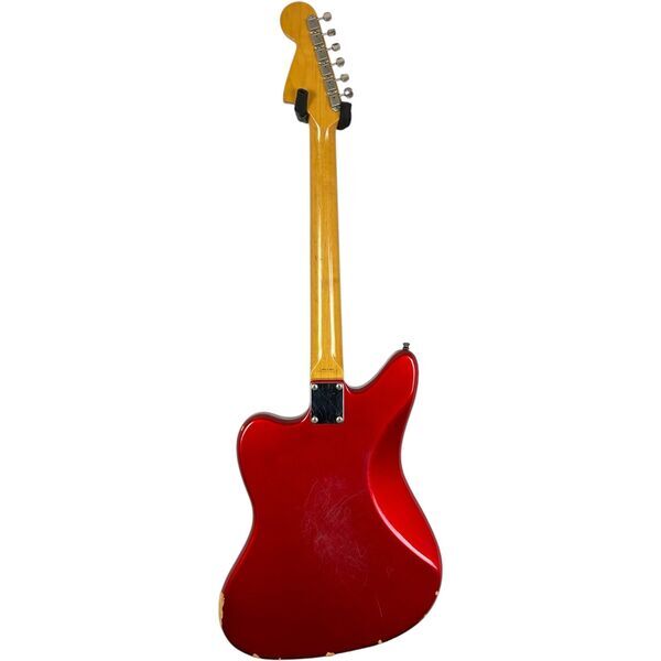 Fender Japan 66 Reissue Jaguar 2002-2004 - Candy Apple Red - Matching Headstock | Matching Headstock, image 4 of 5