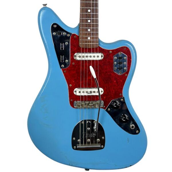Fender Japan 66 Reissue Jaguar 1997-2000 - Blue Repaint | Blue Repaint, image 1 of 5