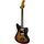 Fender Japan 66 Reissue Jaguar 2006-2008 - Sunburst | sunburst, thumbnail 2 of 4