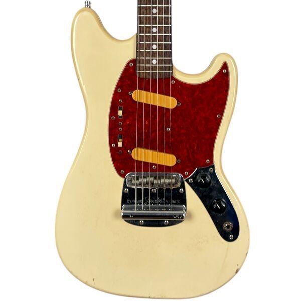Fender Japan 66 Reissue Mustang 1993-1994 - Vintage White | Vintage White, image 1 of 5