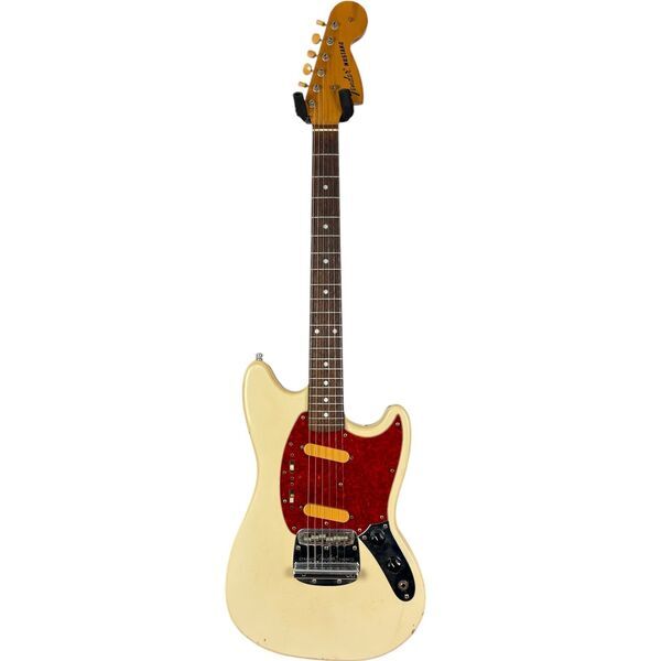 Fender Japan 66 Reissue Mustang 1993-1994 - Vintage White | Vintage White, image 3 of 5