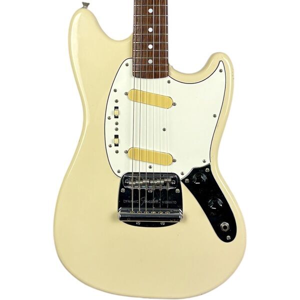 Fender Japan 66 Reissue Mustang 1997-2000 - Vintage White | Vintage White, image 1 of 5