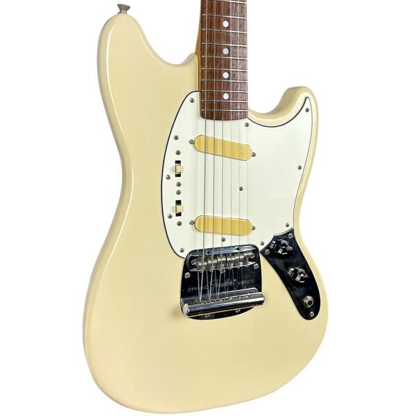 Fender Japan 66 Reissue Mustang 1997-2000 - Vintage White | Vintage White, image 2 of 5