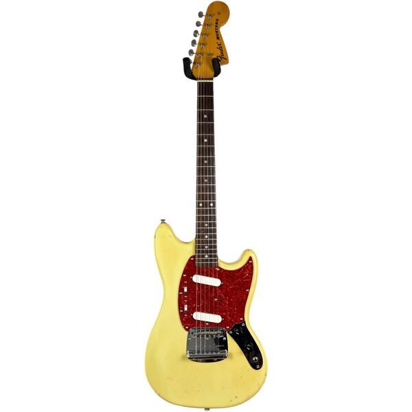 Fender Japan 69 Reissue Mustang 1989-1990 Vintage White | Original, image 2 of 4