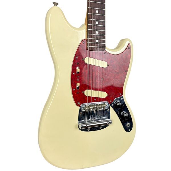 Fender Japan 69 Reissue Mustang 1997-2000 - Vintage White | Vintage White, image 2 of 5