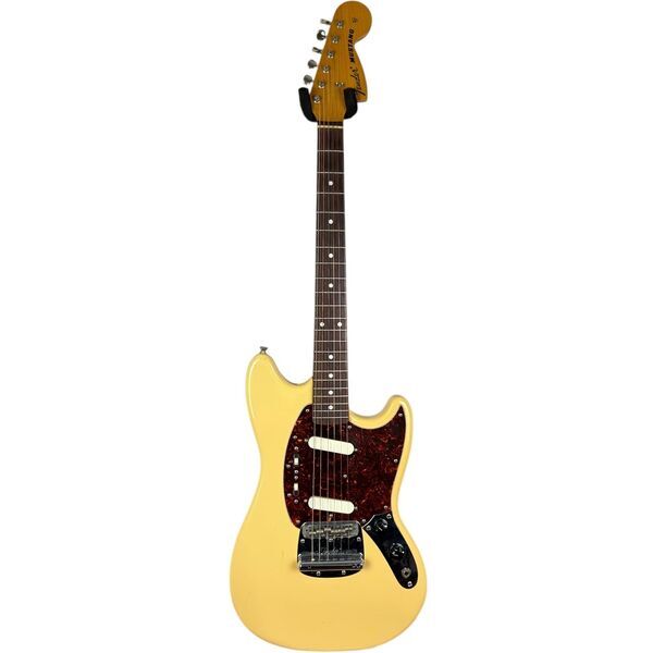 Fender Japan 69 Reissue Mustang 1999-2002 - Vintage White | Vintage White, image 3 of 5