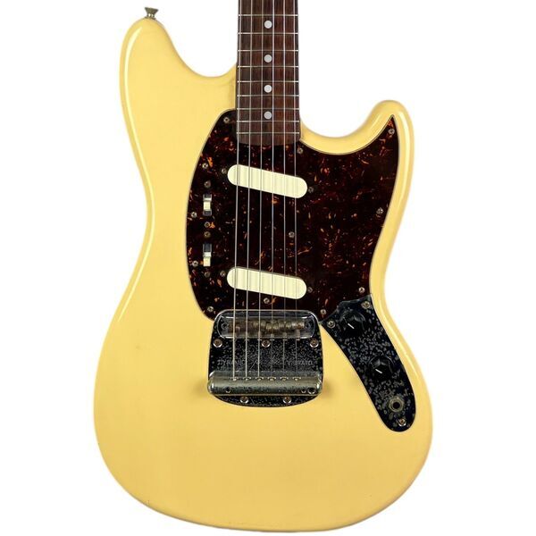 Fender Japan 69 Reissue Mustang 2006-2008 - Vintage White | Vintage White, image 1 of 5