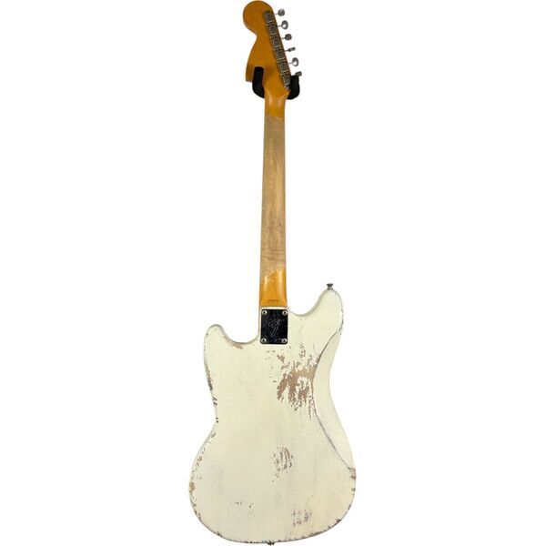 Fender Japan 69 Reissue Mustang 1993-1994 - Heavy Relic Vintage White | Heavy Relic Vintage White, image 3 of 4