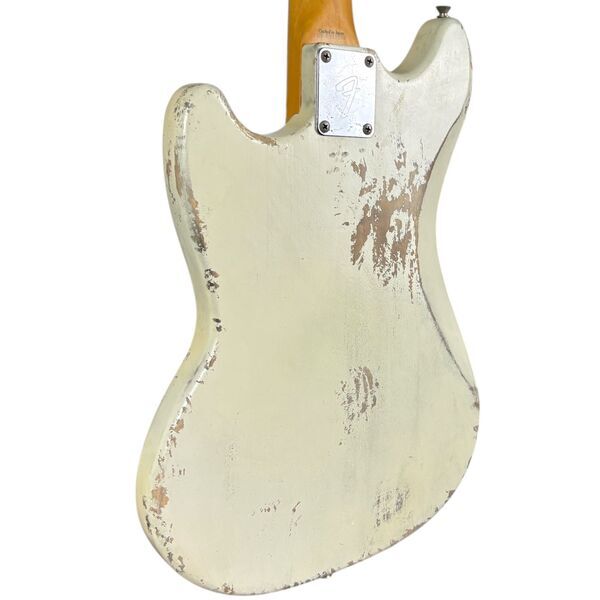 Fender Japan 69 Reissue Mustang 1993-1994 - Heavy Relic Vintage White | Heavy Relic Vintage White, image 4 of 4