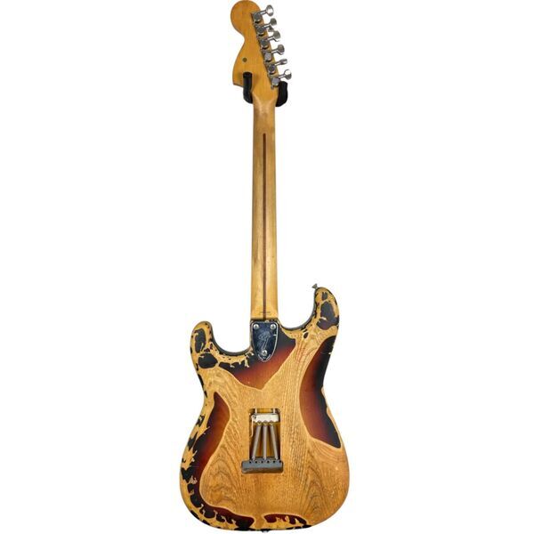 Fender Japan 72 Reissue Stratocaster 1984-1987 - Heavy Relic Sunburst | relic sunburst, image 4 of 5
