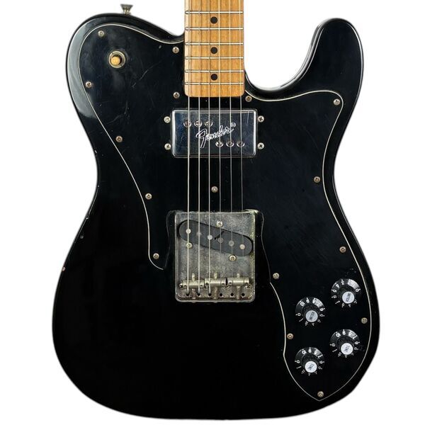 Fender Japan 72 Reissue CTC-55M Telecaster Custom 1989-1990 - Black | black, image 1 of 5