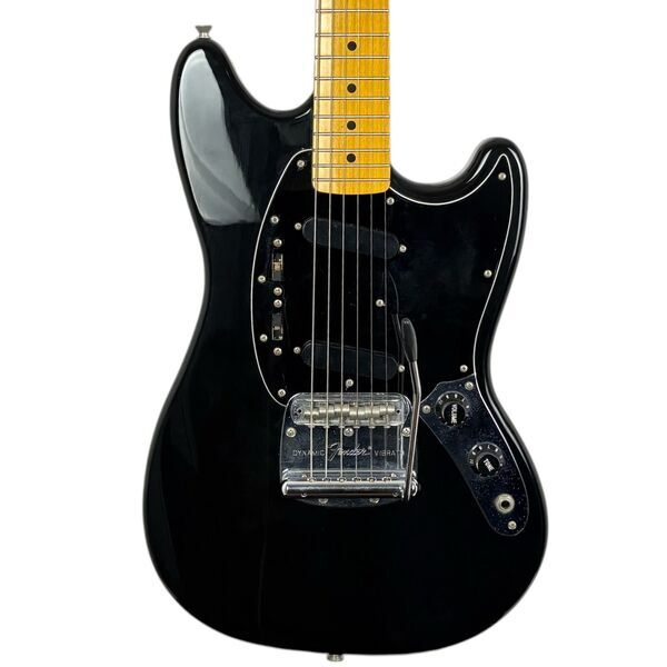 Fender Japan 77 Reissue Mustang 2007-2010 - Black | black, image 1 of 5