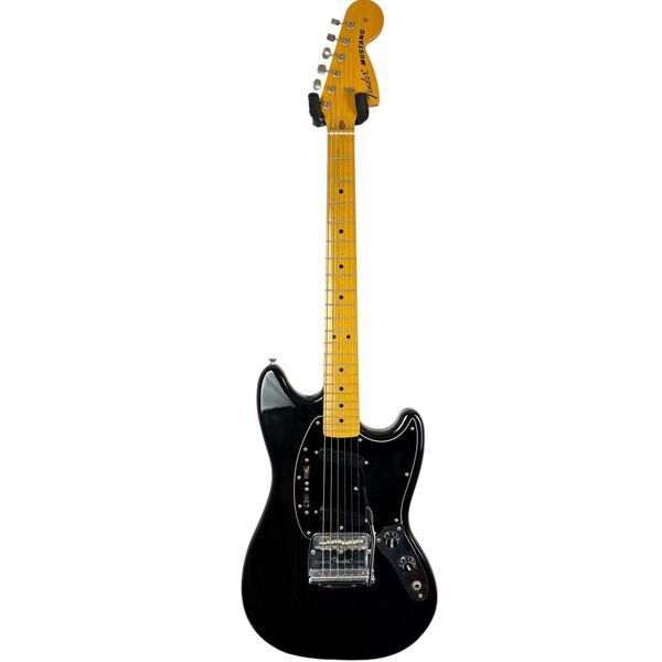 Fender Japan 77 Reissue Mustang 2007-2010 - Black | black, image 3 of 5