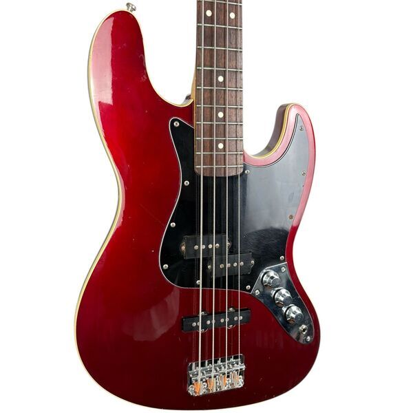 Fender Japan Aerodyne Jazz Bass 2002-2004 - Candy Apple Red | Candy Apple Red, image 1 of 4
