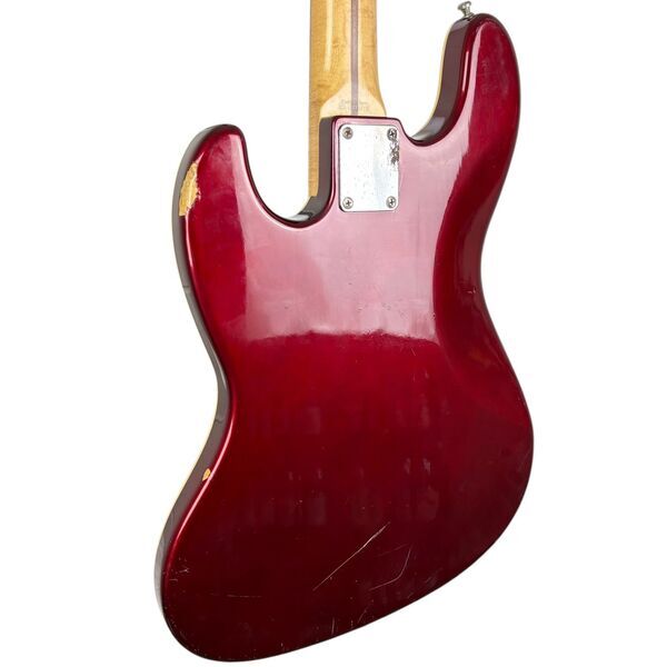 Fender Japan Aerodyne Jazz Bass 2002-2004 - Candy Apple Red | Candy Apple Red, image 4 of 4