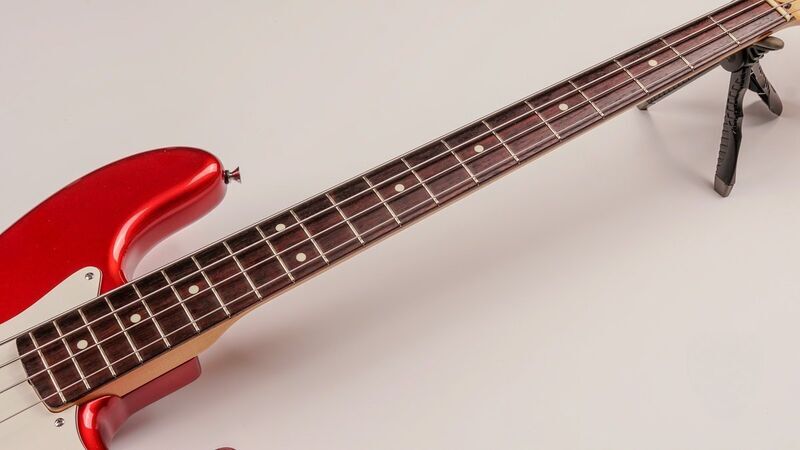 Fender Japan Jazz bas JB-45 1993–1994 – Candy Apple crvena – Made u Japan | Candy Crvena, image 3 of 5