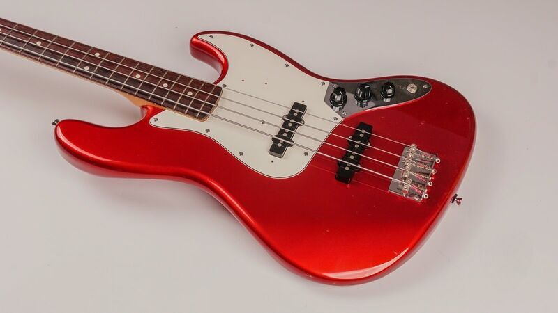 Fender Japan Jazz bas JB-45 1993–1994 – Candy Apple crvena – Made u Japan | Candy Crvena, image 5 of 5