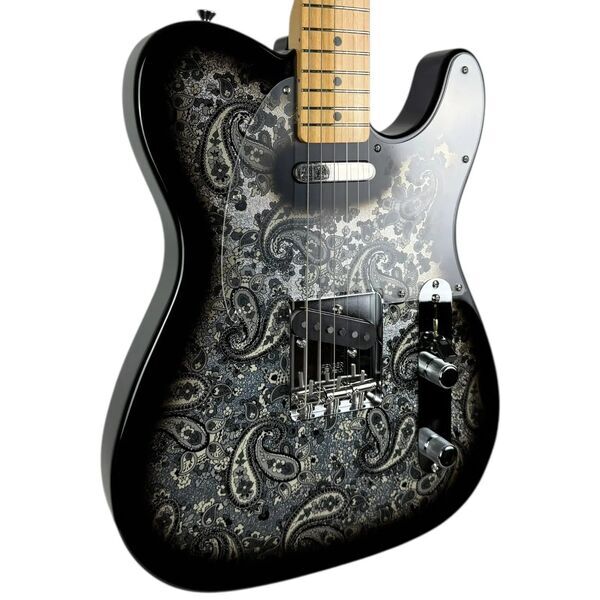 Fender Japan Limited Telecaster 2025 - Black Paisley | Black Paisley, image 1 of 4