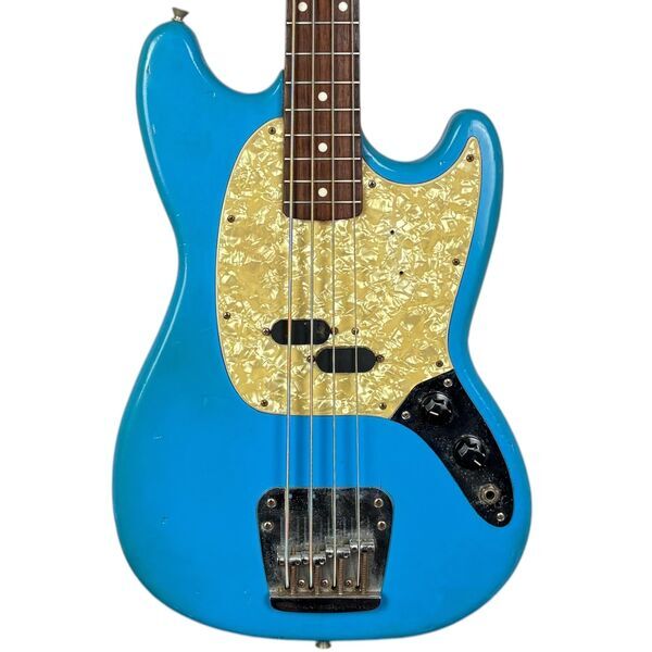 Fender Japan Mustang Bass 1997-2000 - Blue Repaint | Blue Repaint, image 1 of 5