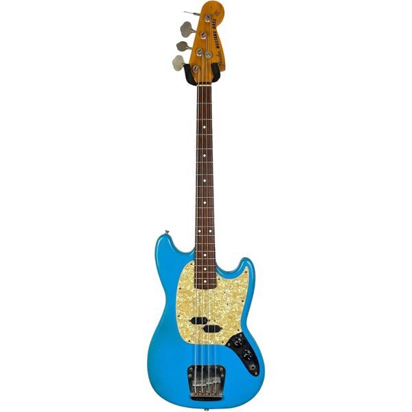 Fender Japan Mustang Bass 1997-2000 - Blue Repaint | Blue Repaint, image 3 of 5