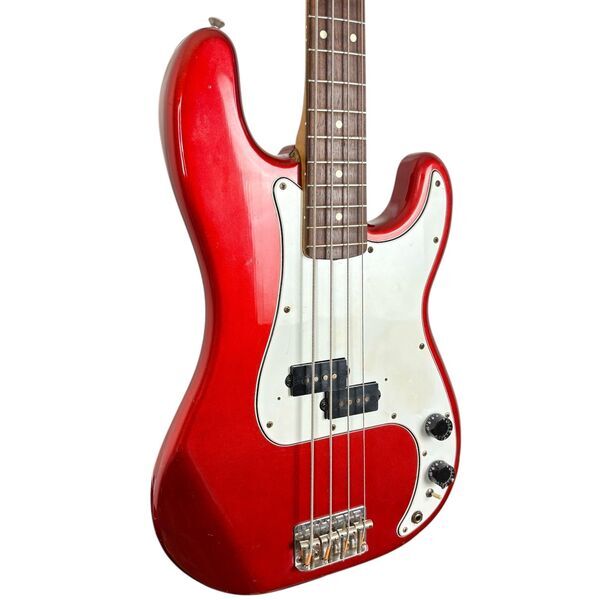 Fender Japan Precision / Jazz bass 1993-1994 - Candy Apple red | candy red, image 2 of 5